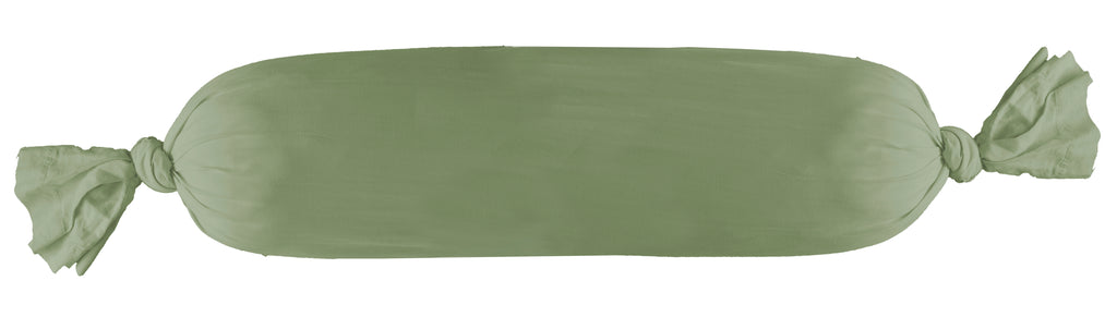 GulingBasic® Rolkussen met sleeve celadon - BodyPillow ø20 x 90 cm, huistofmijtvrij - met bijvulrits