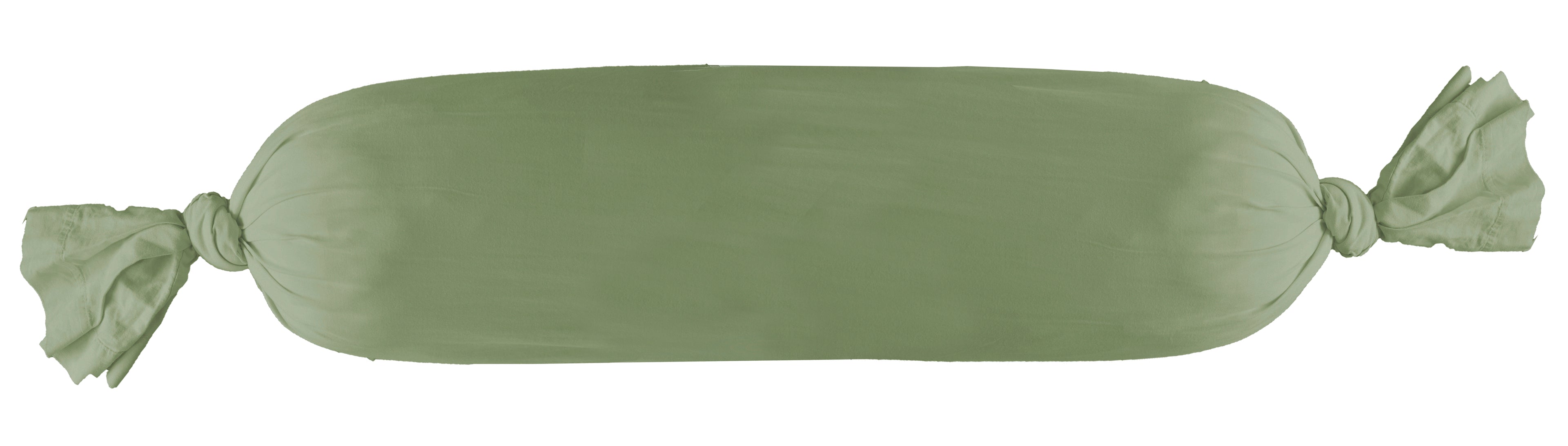 GulingBasic® Rolkussen met sleeve celadon - BodyPillow ø20 x 90 cm, huistofmijtvrij - met bijvulrits
