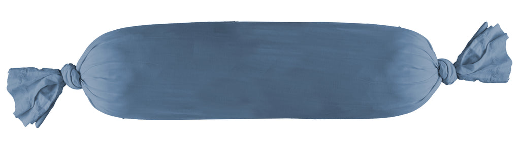 GulingBasicXL® Rolkussen met sleeve denim - Body pillow ø25 x 100 cm, 100% Percu Katoen