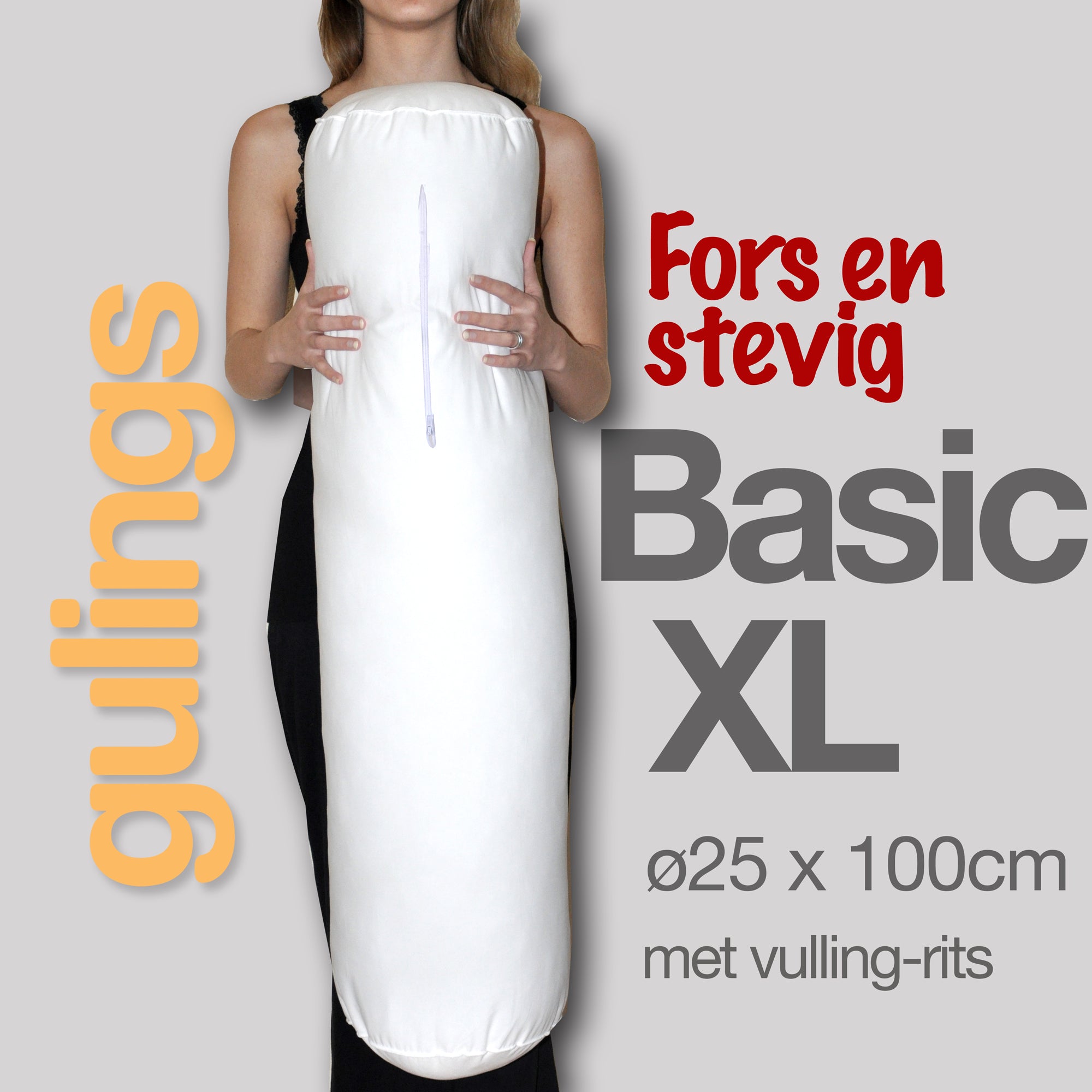 GulingBasicXL® Body Pillow – Stevig lichaamskussen voor zijslapers